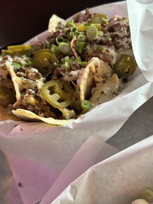 Vegan nachos  at Concessions - KAMP - Maybe closed in Omaha