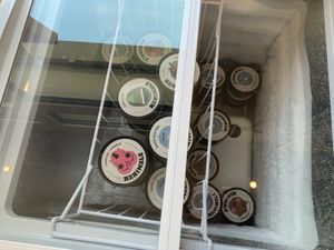 Vegan ice creams   at Omnia Coffee in Zurich