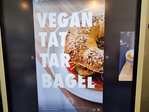 Now with vegan bagel at Omnia Coffee in Zurich