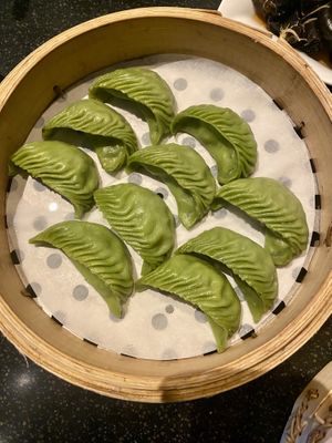 Vegan dumplings   at Din Tai Fung in Torrance