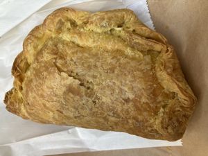 Vegan calzone  at Early Bites in Athens