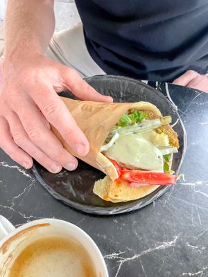 Falafel wrap 🧆   at Early Bites in Athens