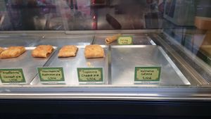 Pastries (the last ones, as we arrived 1 hour before closing) at Early Bites in Athens