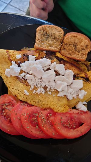 Nomelette greek style at Early Bites in Athens