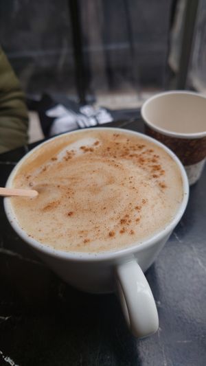 Cappuccino at Early Bites in Athens