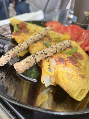 vegan omlet  at Early Bites in Athens