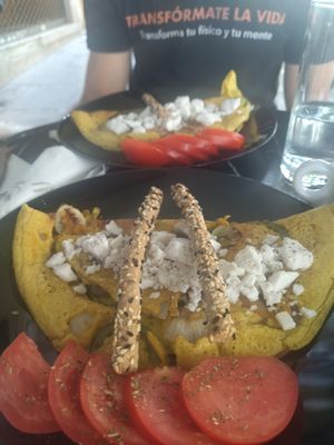 Nomelette greek style at Early Bites in Athens