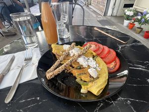 Greek omelet   at Early Bites in Athens
