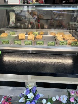 Different Greek pies   at Early Bites in Athens