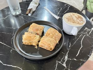 No-chicken pie  at Early Bites in Athens