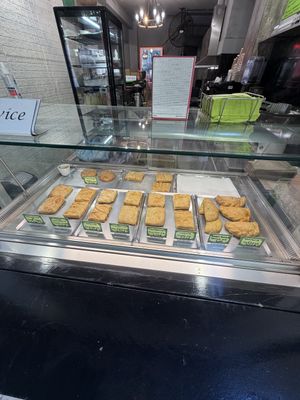 Pie selection  at Early Bites in Athens