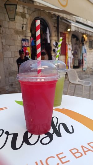  at Refresh Juice Bar in Dubrovnik