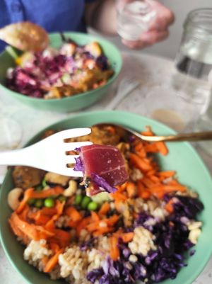 Sashimi at Superfood Deli 1010 in Vienna