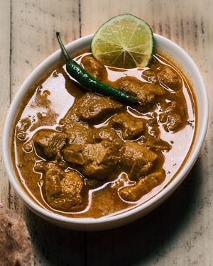 Plant Meet Masala

Tender soy chunks are simmered in a savory tomato-based gravy, enhanced with aromatic spices comes along with one chapathi. A delightful taste experience that will captivate your palate. (VGN) at SAI100 in Glasgow