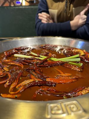 Spicy vegan   at Crown Hot Pot in Leeds