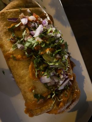 Vegan Chimichanga   at Indo Mexicano in Bugibba