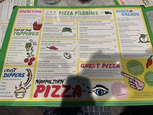 New menus  at Pizza Pilgrims in Oxford