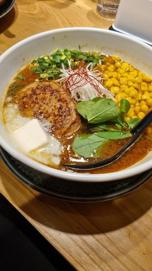 vegan miso ramen (must book in advance) at Sapporo Ichiryuan in Sapporo