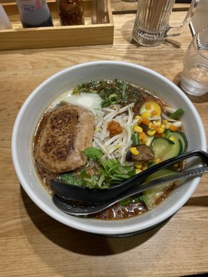 vegan miso ramen   at Sapporo Ichiryuan in Sapporo