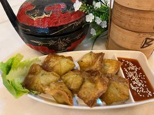 Gebakken cream cheese at Tina's Kitchen in Penang