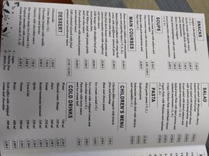 Main menu at Lilli in Valga