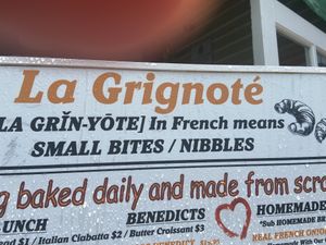 Restaurant name  at La Grignote in Key West