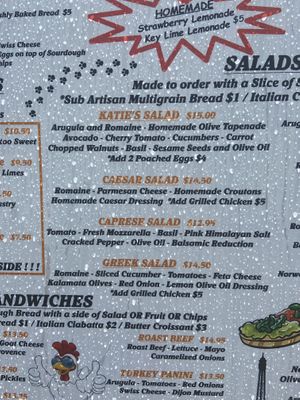 Katie’s salad   at La Grignote in Key West