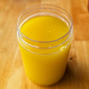 Fresh squeezed orange juice at La Grignote in Key West