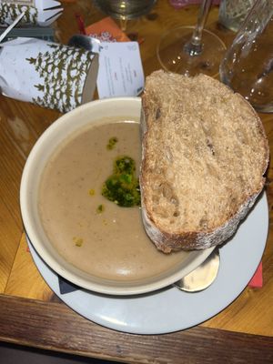 Cauliflower soup  at Huntsman of Brockenhurst in Brockenhurst