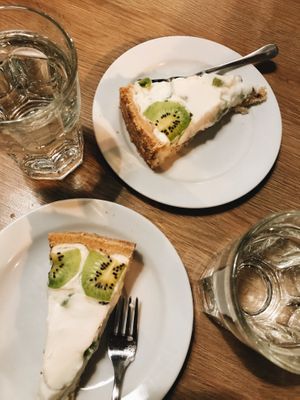 Kiwi cheesecake. 🥝💚 (January 2020)  at MiiT in Riga