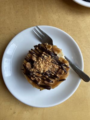 Snickers cheezecake - so yummy at MiiT in Riga