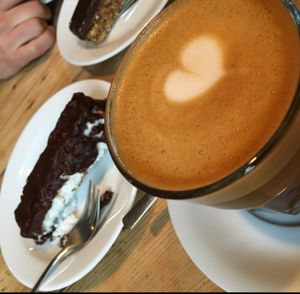 coffee and vegan 'bounty' at MiiT in Riga