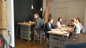 inside at MiiT in Riga