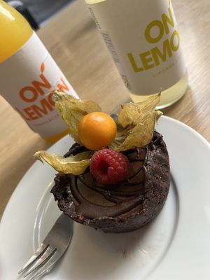 Chocolate mousse cake vegan 🌱 🍫  at MiiT in Riga