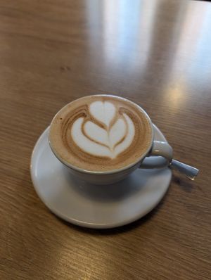 Oat milk flat white at MiiT in Riga