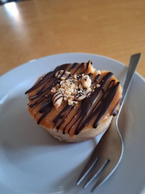 Peanut butter cheesecake at MiiT in Riga
