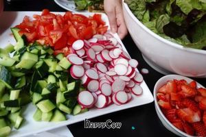 Our vegan / vegetarian dinner @ MiiT (pls. see also my review here on HC). at MiiT in Riga