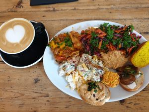 Vegan brunch at MiiT in Riga