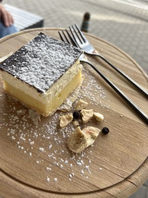Cream cake   at VíK - Vegan Venue in Bratislava