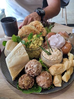 Brunch platter for two   at VíK - Vegan Venue in Bratislava