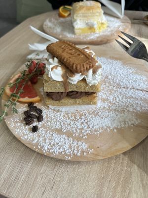 10/10. You should get matcha tonic with cremish and batch brew with pařížák! Really friendly service and charming music. Doggos welcomed well!  at VíK - Vegan Venue in Bratislava