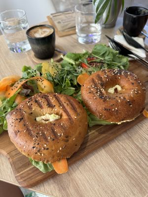Bagels😍  at VíK - Vegan Venue in Bratislava