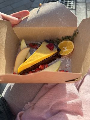 Brownie   at VíK - Vegan Venue in Bratislava