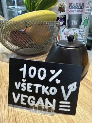 Always the best to find 100% vegan!  at VíK - Vegan Venue in Bratislava