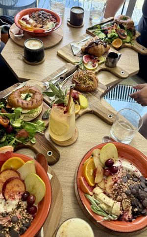 Jogurt and granola, pistachio knot  at VíK - Vegan Venue in Bratislava