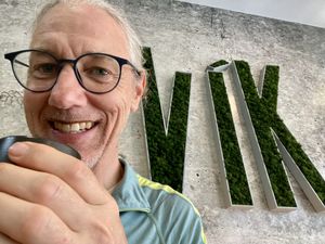 Delicious hot choclate 😋  at VíK - Vegan Venue in Bratislava