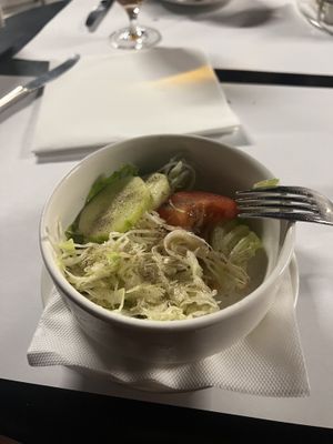 Seasonal salad, tasty  at Borje Restaurant in Korenica