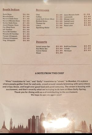  at Khau Gully Indian Kitchen in Spring