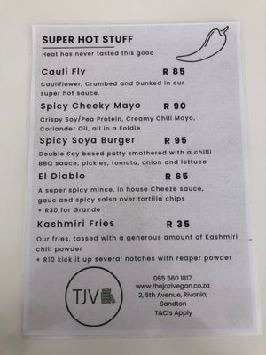  at The Jozi Vegan in Johannesburg