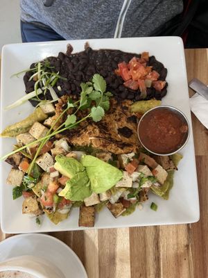   at Naked Cafe in Encinitas